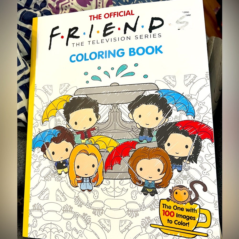 NEW FRIENDS COLOURING BOOK!
The one where you get to color!